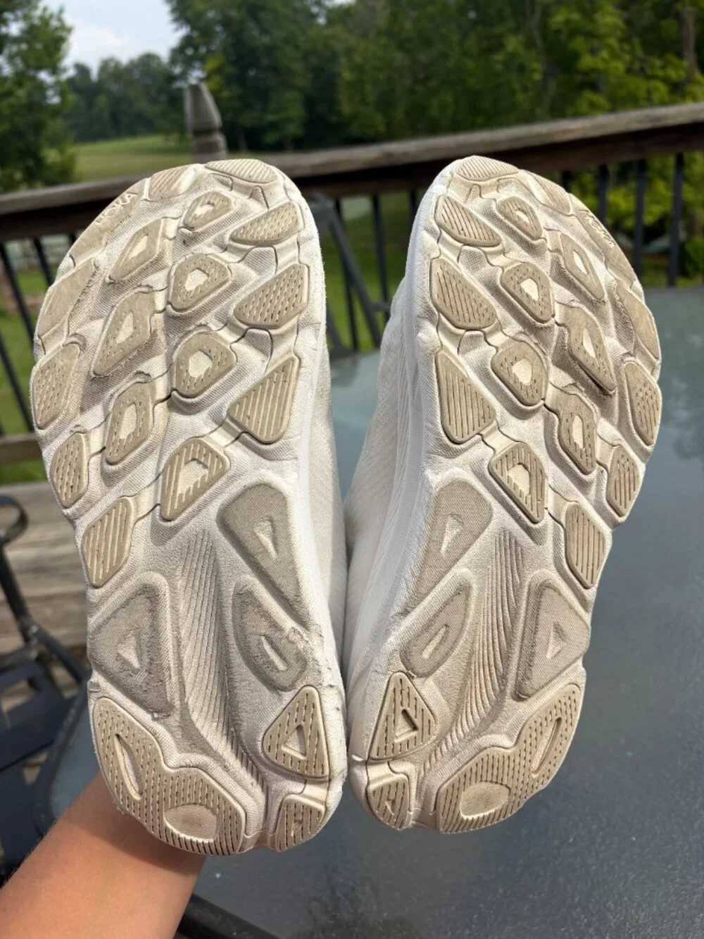 Hoka One One Clifton 9 Women's Size 8.5B (Medium) Running/Walking Shoes White